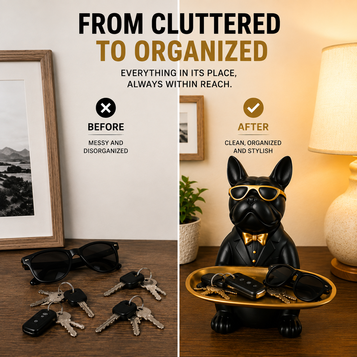Frenchie Butler Tray